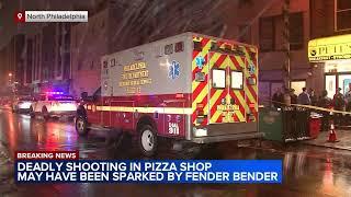 Deadly shooting in Philadelphia pizza shop may have been sparked by fender bender, road rage: police