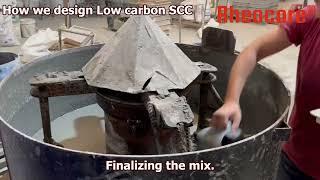 How we design low carbon SCC 65+ MPa (with 312 kg cement) without AI, but using #RheocoreMethod.