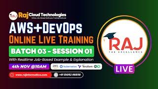 AWS , DevOps , Linux , Kubernates and Terraform Job-Based Realtime Training by Aravind RajCloudTech