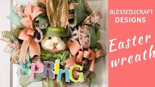 How to make Easter Wreath: Poof, Ruffle and Rolled methods