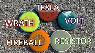 Which Overstable Fairway Driver from MVP/Axiom is best? Tesla? Volt? Resistor? Wrath? Fireball?