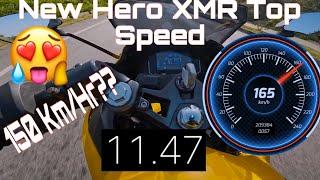 Hero KARIZMA XMR 210 Top Speed Test | #hero #karizmaxmr #topspeed