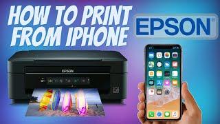 How to Print from iPhone to Epson Printer Wirelessly (will also work for iPad)