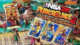 GUARANTED LEGEND PACKS? 100 PACK OPENING | NBA 2K PLAYGROUNDS: 2
