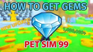 Roblox Pet simulator 99 how to make Millions of gems Quick F2P