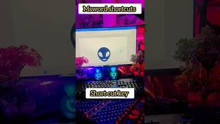 Bhoot short cut key in msword #computer #msword #gamingvideos