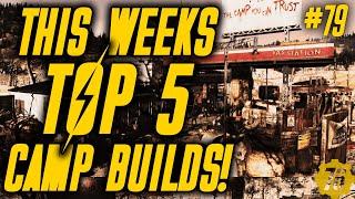 THIS WEEK'S TOP 5 CAMPS in Fallout 76 + NEW CAMP BUILDING CHALLENGE!