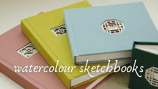 Making playful watercolour sketchbooks inspired by traditional Chinese lattice windows