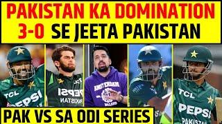 PAKISTAN DESTROYED SOUTH AFRICA, 3-0 SE JEETA PAKISTAN | PAK VS SA 3RD ODI HIGHLIGHT