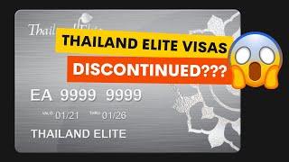  URGENT: Thai Elite Visa UPDATES |  Membership Upgrades Discontinued