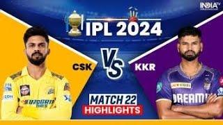 IPL Match no.10 kkr VS csk #2024 Highlight Mukabla @PamyllaMonteiro