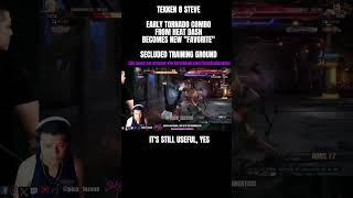 TEKKEN 8 Steve #shorts #combo Early Tornado Heat Dash is Still a Thing #tekken8 #reels #steve