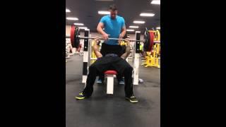 Stang 315x2 bench press