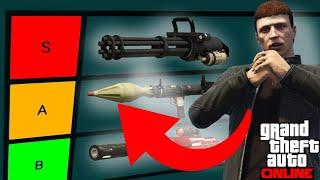 Weapons tier list! - GTA Online