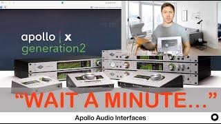 Universal Audio Apollo X GEN 2 - Too Little, Too Late?