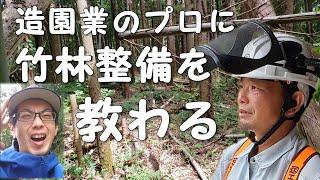 ノコギリの扱いも出来ない素人が造園業２５年のプロに放置竹林の整備の基礎を教えてもらいました