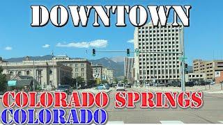 Colorado Springs - Colorado - 4K Downtown Drive