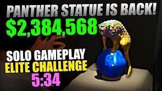 Finally The Panther Statue Is Here! GTA Online The Cayo Perico Heist, $2,384,568, Solo, Elite, 5:34