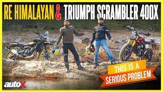 Royal Enfield Himalayan 450 vs Triumph Scrambler 400 X | Ultimate Comparison | 2024 | autoX