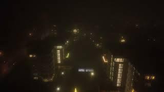 Almelo 2nd Christmas day 2024 cloudy evening flight 4K Raw