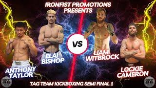 Tag Team Kickboxing Semi-Final 1 Full Fight International Charity Fight Night - Ironfist Promotions