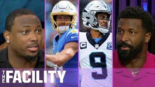 THE FACILITY | James Jones reacts to Chargers beat Panthers 26-3. Canales:"I owe it all to the guys"