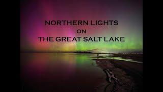 Northern Lights on the Great Salt Lake