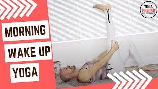 MORNING WAKE UP YOGA (FOR BEGINNERS) I RELIEVE BACK STIFFNESS | 15 MIN