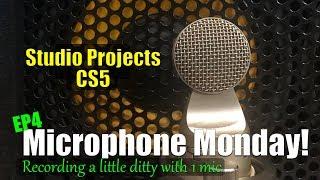 Microphone Test! Recording A Song with Studio Projects CS5