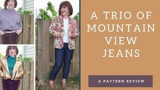 A Trio Of Mountain View Jeans | A Pattern Review