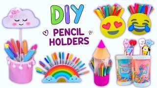 8 DIY PENCIL HOLDER IDEAS - How to make Pencil Holder with waste cardboard