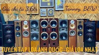 Tuyển Loa Anh Quốc Tannoy 638 gold | B&W CM7 | Mission Argonaut | B&W 630i | Tannoy 637 | B&W 684