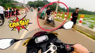 Live bike Crash  …Damaka accident on the road very sad  ￼#bike #crash #bikecrashing ash