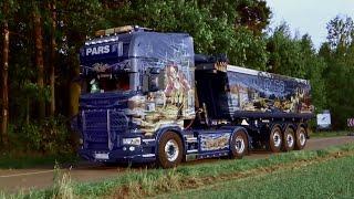 Master Truck Opole Poland Truckshow 2018 with Scania V8 open pipes sound