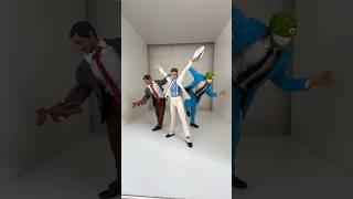 The real Big 3Part1 #actionfigures #michaeljackson #themask #mrbean #brickaway #anime #goku #luffy