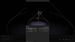 3D Cube in a 3D environment in After Effects #shorts #aftereffects