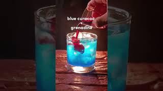 applying color theory on cocktail ingredients ///  #shorts #bartending #cocktail