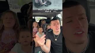 Mom vs Dad car rides  #couplecomedy