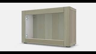 BESTÅ Shelf unit with glass door | WebAR | Shop