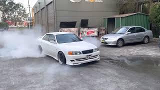 Toyota chaser jzx100 burnout