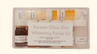 Korean Secret Formula Glass Skin Whitening Facial Kit, for order:- 8601332255