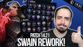 Über 30 Champion Änderungen UND Swain REWORK! | Patch Notes 14.21 Rundown