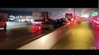(FULL VIDEO) new clip from Fort Worth Texas pileup 2021