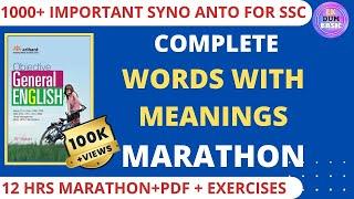 COMPLETE ARIHANT WORDS WITH MEANING CLASS