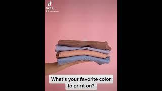 Let us know what your favorite color to print on is!