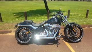 Harley Davidson Breakout Vance and Hines Short Shots Staggered Exhaust Ep3