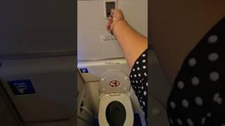  ️ Flight toilet இப்படியா use பண்ணனும்? How to use flight toilet / lavatory? #shorts #flighttoilet