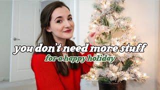 A COZY CHRISTMAS (minus the stress & clutter!) | affordable holiday decor christmas gift ideas 2024