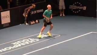 John McEnroe at Kings of Tennis, Stockholm playing incredible - you can't be serious!