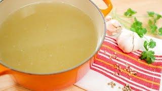 Thai-Style Chicken Stock Recipe น้ําสต๊อกไก่ - Hot Thai Kitchen!